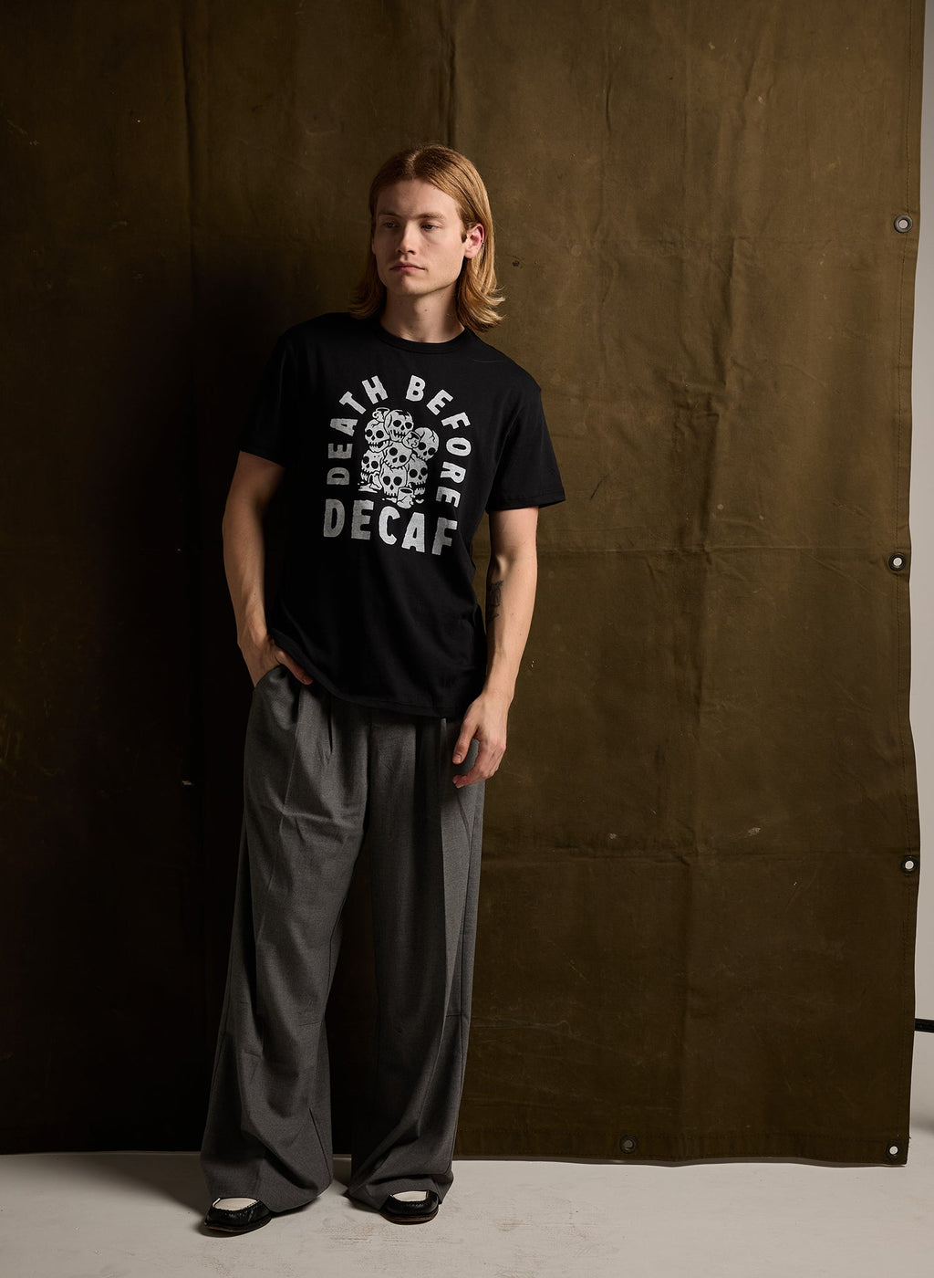 Death Before Decaf Tee